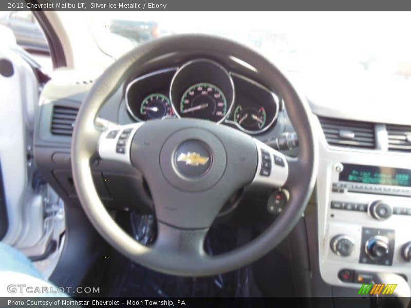 Silver Ice Metallic / Ebony 2012 Chevrolet Malibu LT
