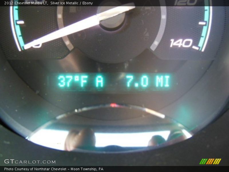 Silver Ice Metallic / Ebony 2012 Chevrolet Malibu LT