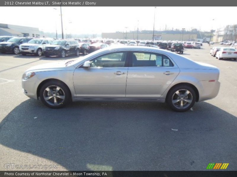 Silver Ice Metallic / Ebony 2012 Chevrolet Malibu LT