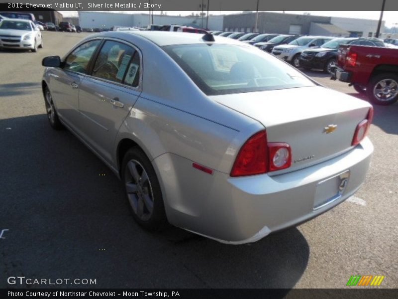Silver Ice Metallic / Ebony 2012 Chevrolet Malibu LT