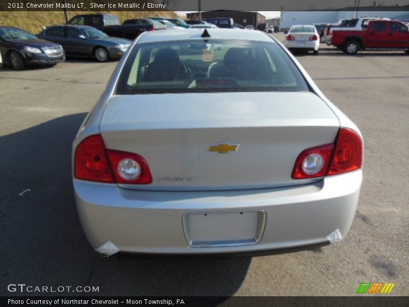 Silver Ice Metallic / Ebony 2012 Chevrolet Malibu LT