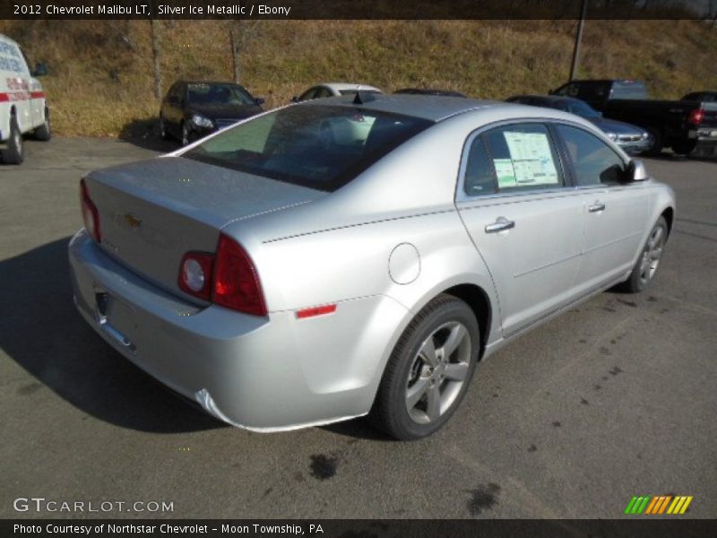 Silver Ice Metallic / Ebony 2012 Chevrolet Malibu LT
