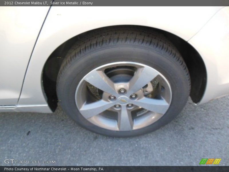 Silver Ice Metallic / Ebony 2012 Chevrolet Malibu LT
