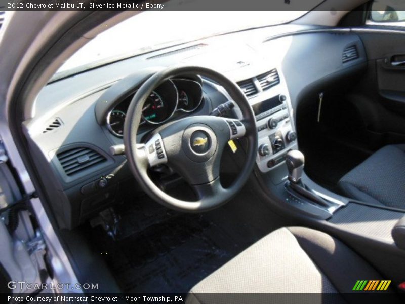 Silver Ice Metallic / Ebony 2012 Chevrolet Malibu LT
