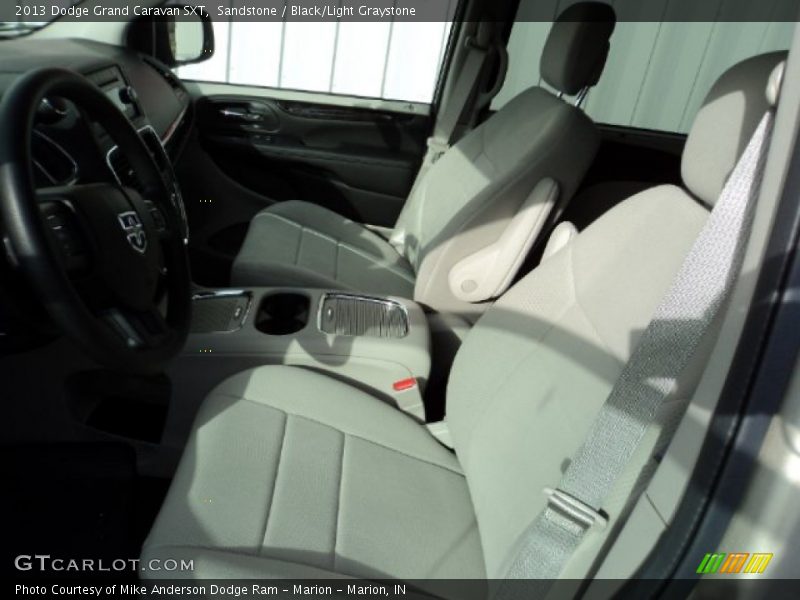Sandstone / Black/Light Graystone 2013 Dodge Grand Caravan SXT