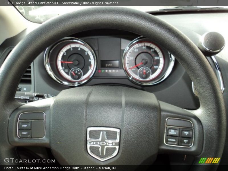 Sandstone / Black/Light Graystone 2013 Dodge Grand Caravan SXT