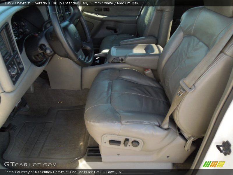 Summit White / Medium Oak 1999 Chevrolet Silverado 1500 LS Extended Cab