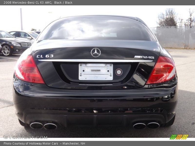 Black / Black 2008 Mercedes-Benz CL 63 AMG