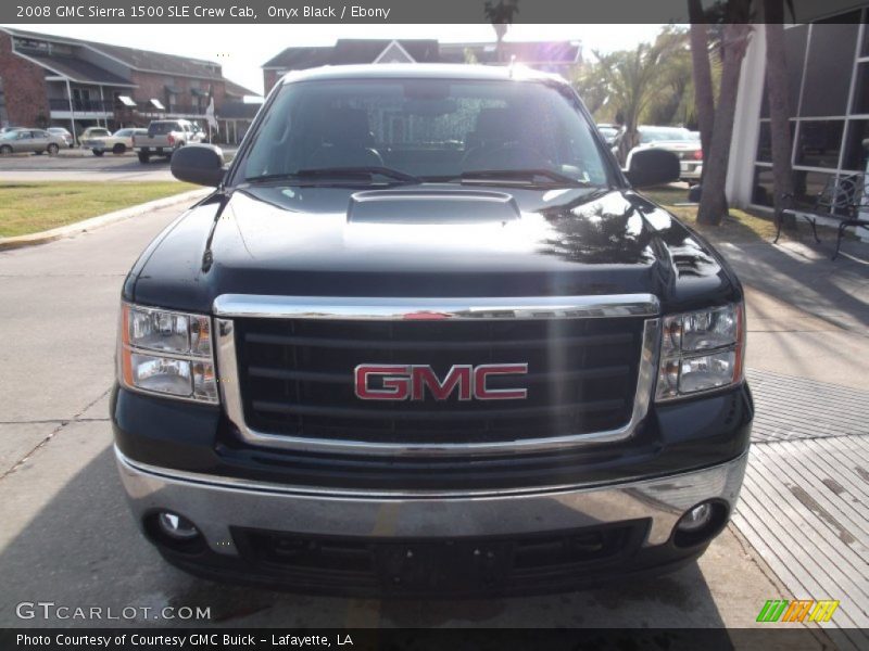 Onyx Black / Ebony 2008 GMC Sierra 1500 SLE Crew Cab
