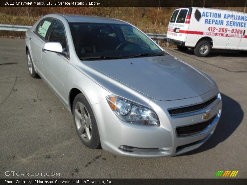 Silver Ice Metallic / Ebony 2012 Chevrolet Malibu LT