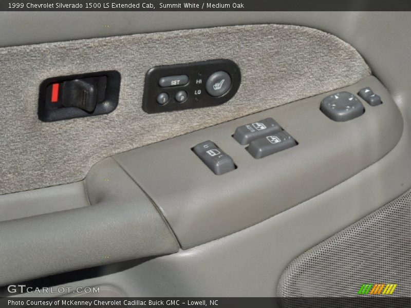Summit White / Medium Oak 1999 Chevrolet Silverado 1500 LS Extended Cab
