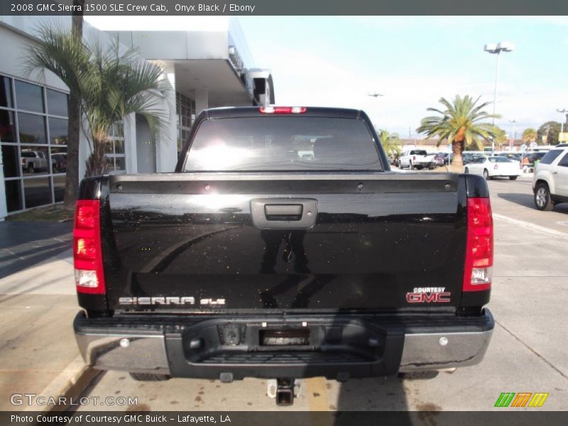 Onyx Black / Ebony 2008 GMC Sierra 1500 SLE Crew Cab