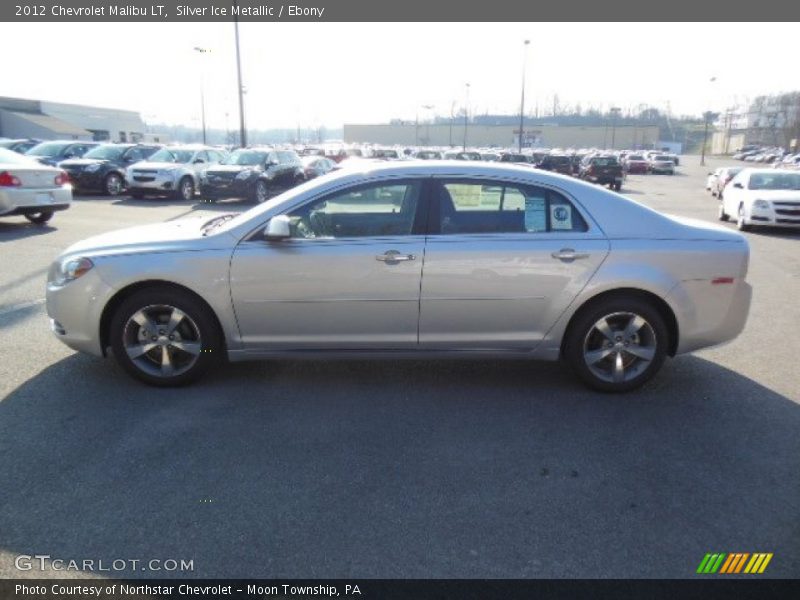 Silver Ice Metallic / Ebony 2012 Chevrolet Malibu LT