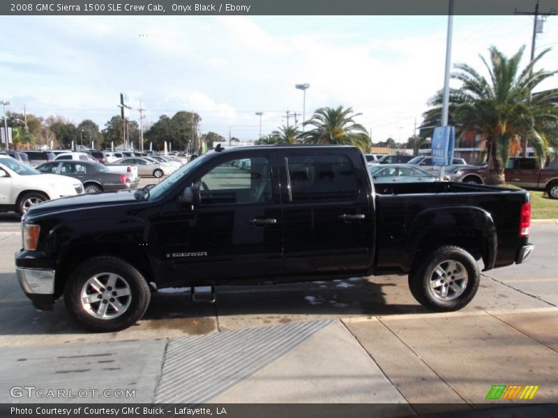 Onyx Black / Ebony 2008 GMC Sierra 1500 SLE Crew Cab