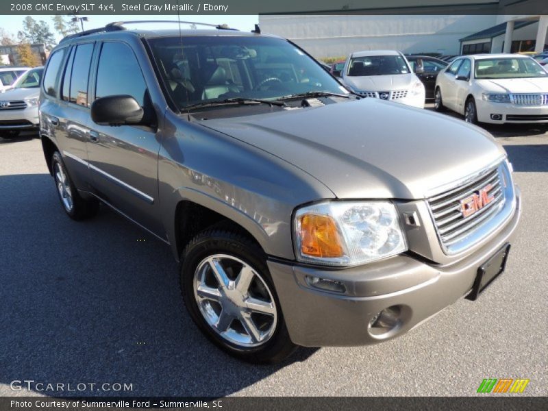 Steel Gray Metallic / Ebony 2008 GMC Envoy SLT 4x4
