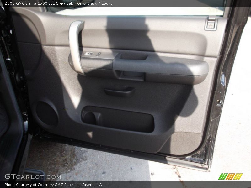 Onyx Black / Ebony 2008 GMC Sierra 1500 SLE Crew Cab