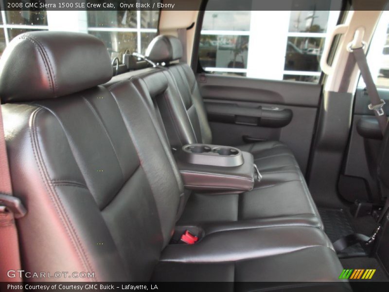 Onyx Black / Ebony 2008 GMC Sierra 1500 SLE Crew Cab