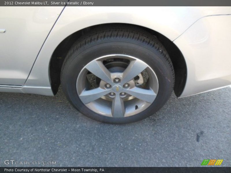 Silver Ice Metallic / Ebony 2012 Chevrolet Malibu LT