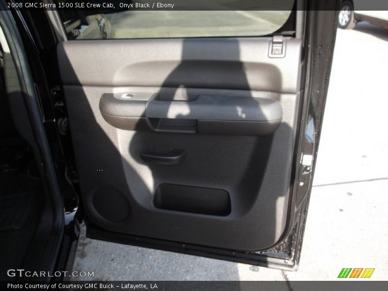 Onyx Black / Ebony 2008 GMC Sierra 1500 SLE Crew Cab
