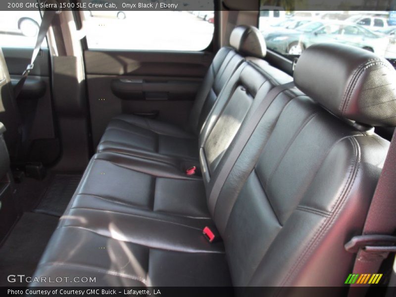 Onyx Black / Ebony 2008 GMC Sierra 1500 SLE Crew Cab