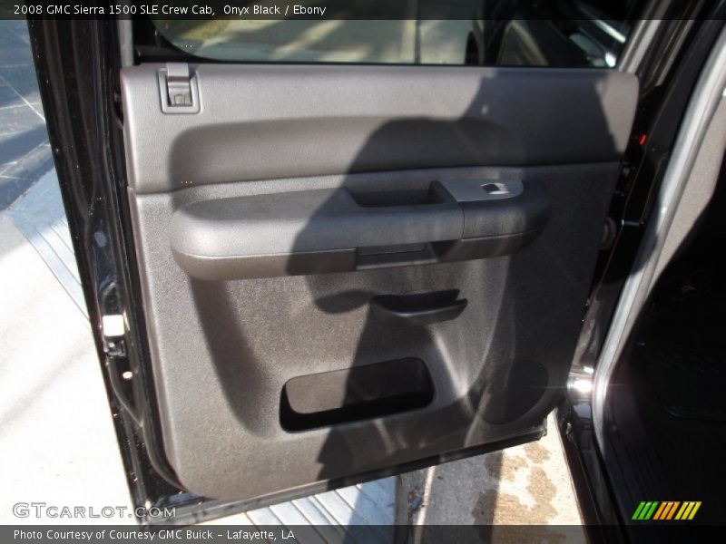 Onyx Black / Ebony 2008 GMC Sierra 1500 SLE Crew Cab