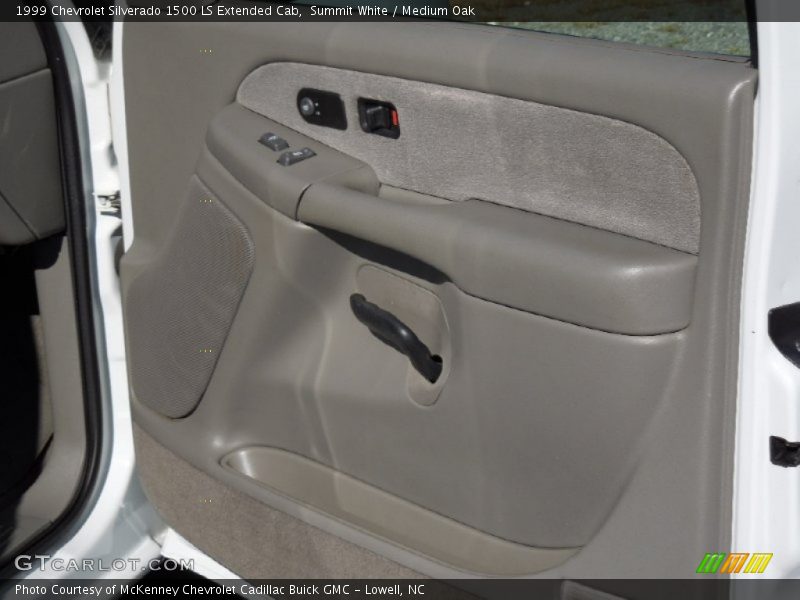Summit White / Medium Oak 1999 Chevrolet Silverado 1500 LS Extended Cab