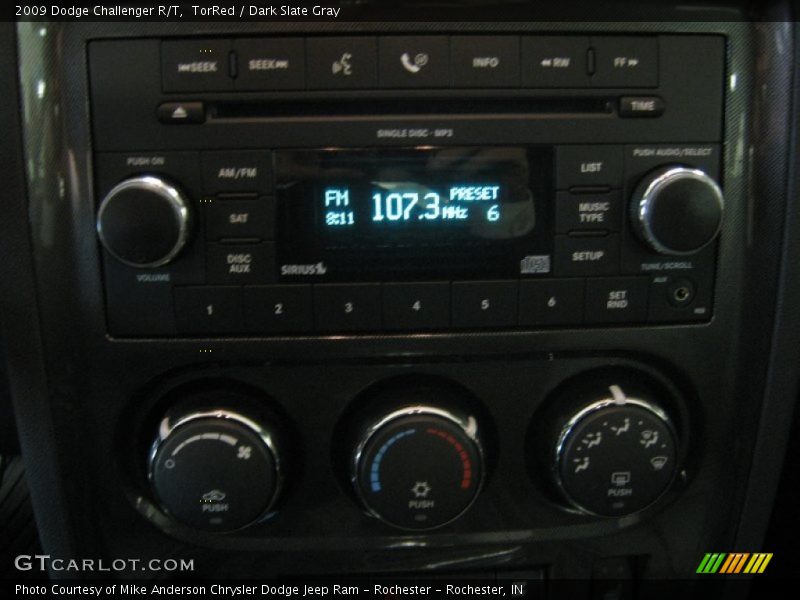 TorRed / Dark Slate Gray 2009 Dodge Challenger R/T