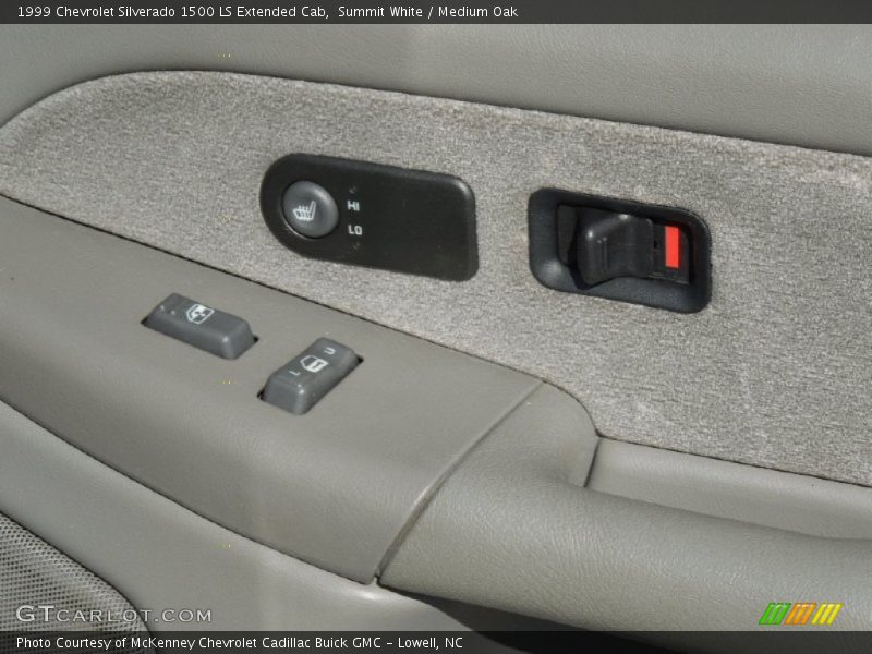 Summit White / Medium Oak 1999 Chevrolet Silverado 1500 LS Extended Cab