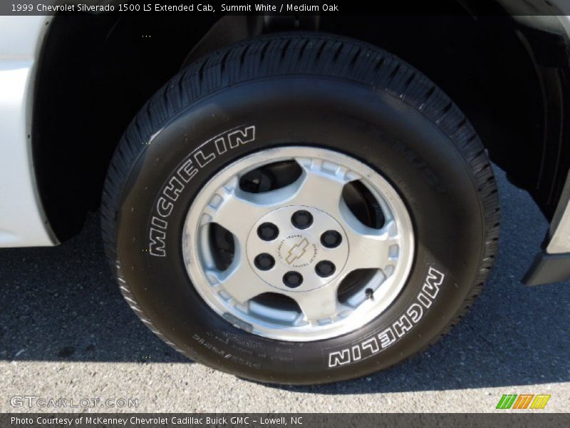 Summit White / Medium Oak 1999 Chevrolet Silverado 1500 LS Extended Cab