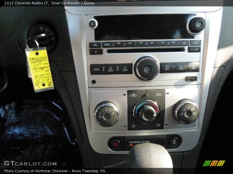 Silver Ice Metallic / Ebony 2012 Chevrolet Malibu LT