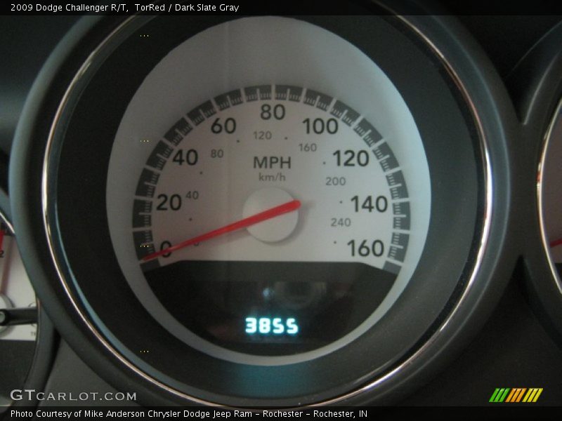 TorRed / Dark Slate Gray 2009 Dodge Challenger R/T