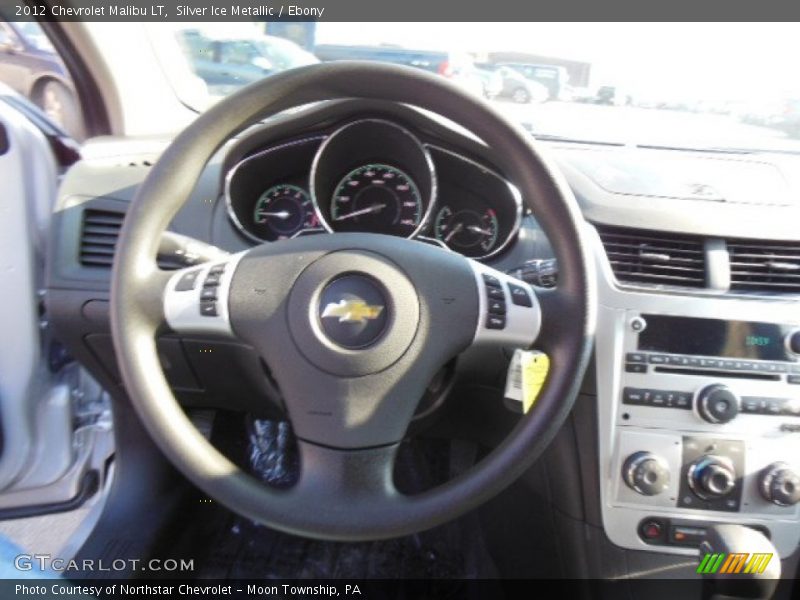 Silver Ice Metallic / Ebony 2012 Chevrolet Malibu LT
