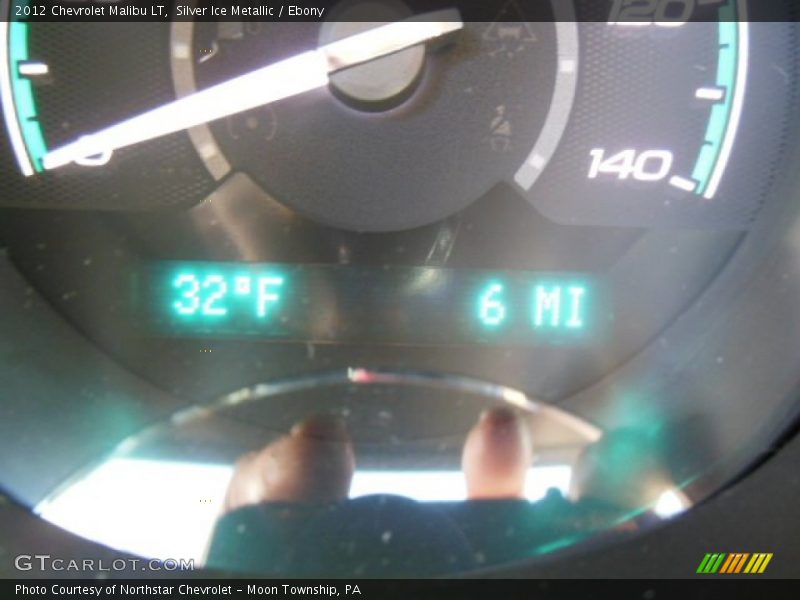 Silver Ice Metallic / Ebony 2012 Chevrolet Malibu LT