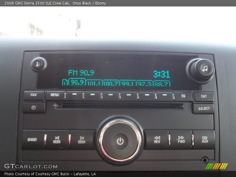 Onyx Black / Ebony 2008 GMC Sierra 1500 SLE Crew Cab