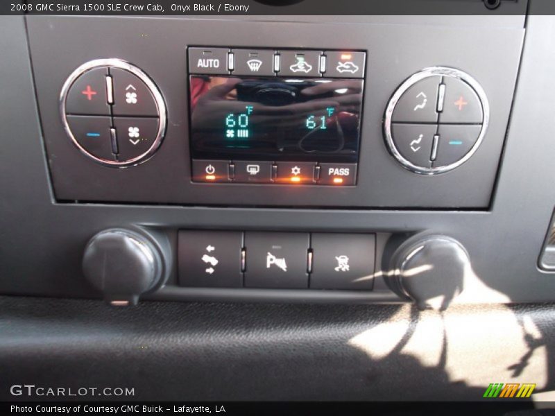 Onyx Black / Ebony 2008 GMC Sierra 1500 SLE Crew Cab