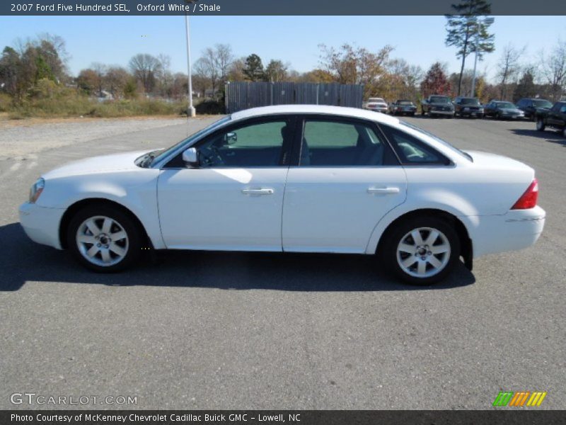 Oxford White / Shale 2007 Ford Five Hundred SEL