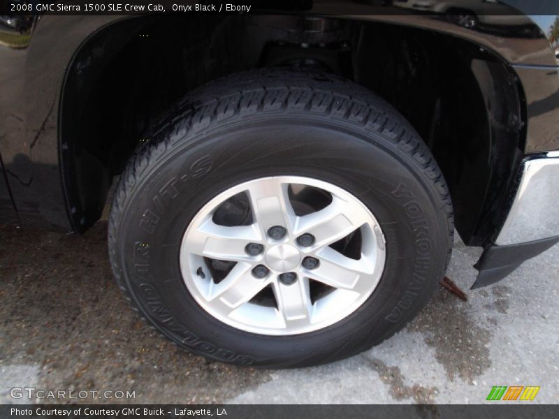 Onyx Black / Ebony 2008 GMC Sierra 1500 SLE Crew Cab