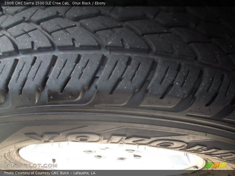 Onyx Black / Ebony 2008 GMC Sierra 1500 SLE Crew Cab