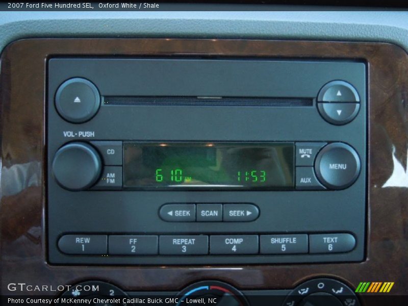 Oxford White / Shale 2007 Ford Five Hundred SEL