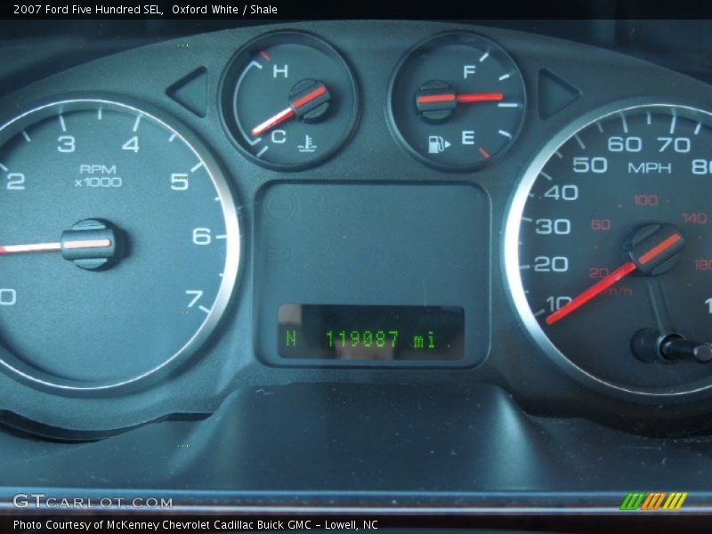Oxford White / Shale 2007 Ford Five Hundred SEL