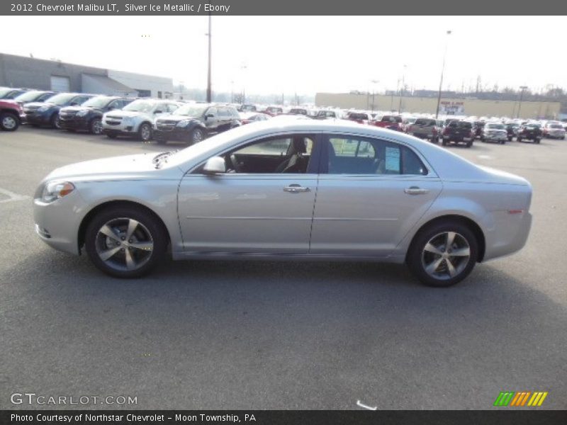 Silver Ice Metallic / Ebony 2012 Chevrolet Malibu LT