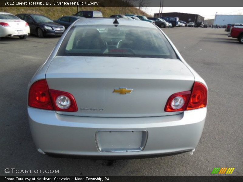 Silver Ice Metallic / Ebony 2012 Chevrolet Malibu LT