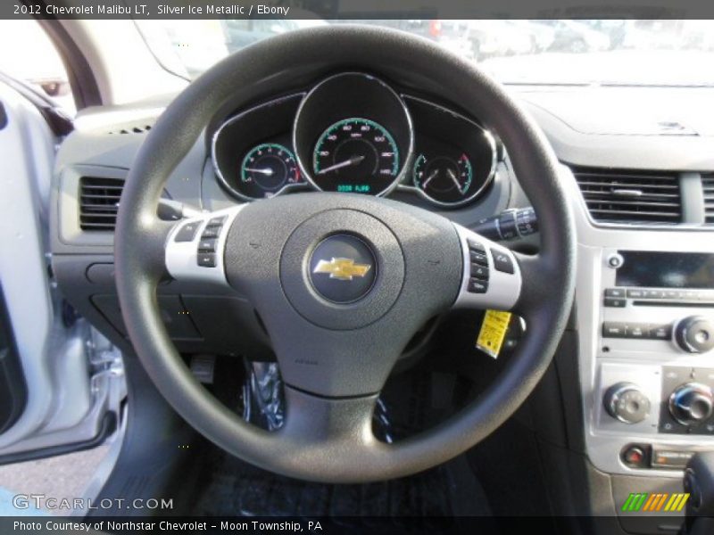 Silver Ice Metallic / Ebony 2012 Chevrolet Malibu LT