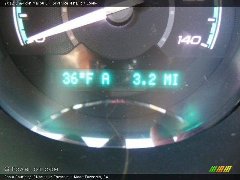 Silver Ice Metallic / Ebony 2012 Chevrolet Malibu LT