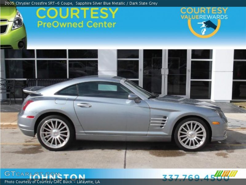 Sapphire Silver Blue Metallic / Dark Slate Grey 2005 Chrysler Crossfire SRT-6 Coupe