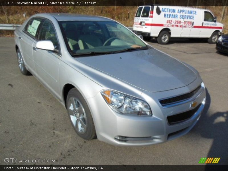 Silver Ice Metallic / Titanium 2012 Chevrolet Malibu LT