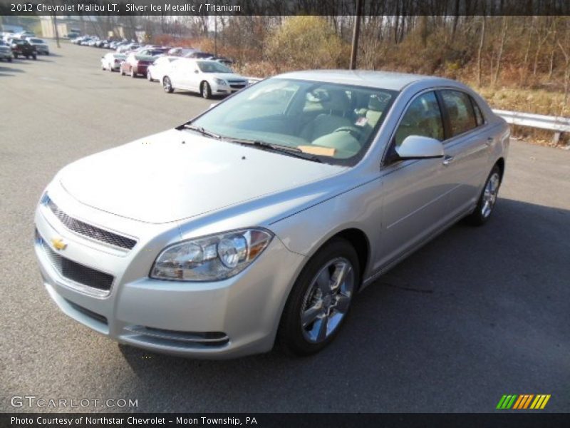 Silver Ice Metallic / Titanium 2012 Chevrolet Malibu LT