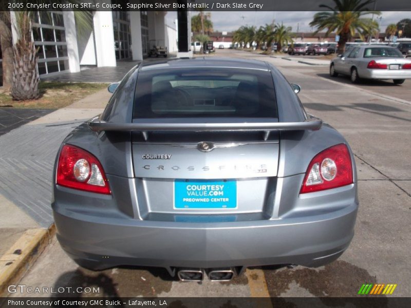 Sapphire Silver Blue Metallic / Dark Slate Grey 2005 Chrysler Crossfire SRT-6 Coupe