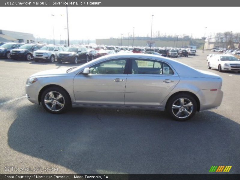 Silver Ice Metallic / Titanium 2012 Chevrolet Malibu LT