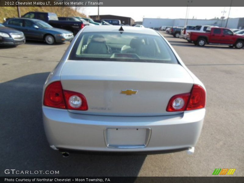 Silver Ice Metallic / Titanium 2012 Chevrolet Malibu LT